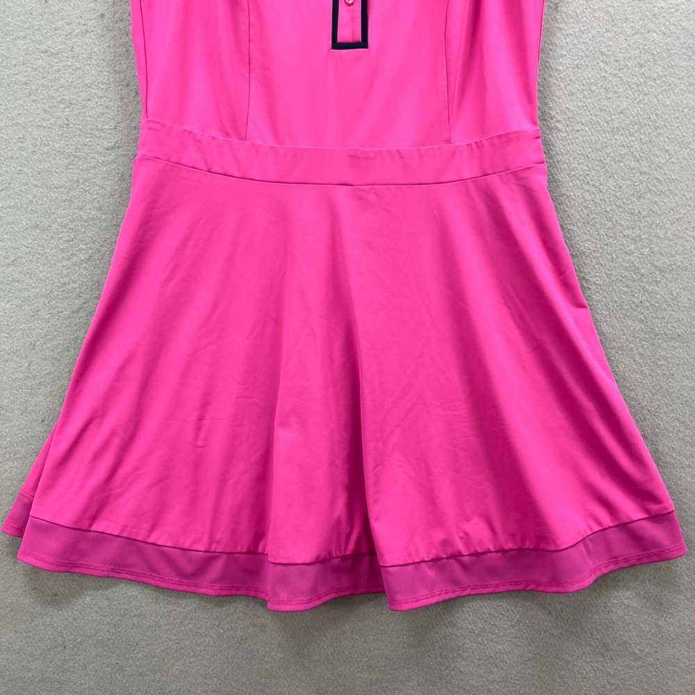 Original Penguin Polo Dress Womens S Pink Sleeveless Golf Tennis Skater - Picture 3 of 11